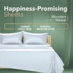 TEXAS LINEN CO. 100% Organic Cotton Sheets Queen Size - 4 PC Organic Cotton Quee... - Image 4