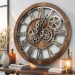 ImprovingLife The Gears Clock The Original Real Moving Gear Wall Clock Vintage I... - Image 2
