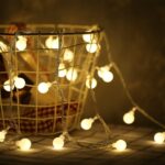 Globe Plug in String Lights, 10ft 20 LED Warm White Globe Fairy Lights for Birth... - Image 3