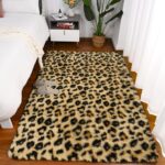Amearea Fluffy Leopard Rug, Premium Cheetah Print Rugs, Soft Comfy Faux Fur Anim... - Image 3