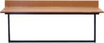 VEVOR Balcony Hanging Table, 39 x 13.6 inch, Outdoor Balcony Bar Table for Raili... - Image 6