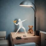 Banksy Street Graffiti Art Statue,Throwing Flower Boy Figurine,Resin Statue Orna... - Image 5
