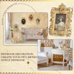 Geetery 4 Pcs Gold Vintage Picture Frames Set Antique Picture Frame Small Mini L... - Image 5