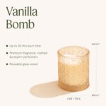 LA JOLIE MUSE Vanilla Bomb Candle | Vanilla, Lemon Zest & Patchouli | 6 oz Cotto... - Image 5