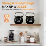 BAYKA Floating Shelves for Wall, Set of 3, Wall Mounted Rustic Wood Shelves for ... - Image 5