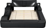Smart Bed with Massage Recliner Chair - Luxury Bed Frame Queen Size with Reading... - Image 7