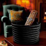 Modern Granny Stackable Decorative Storage Boxes Set of 4 Lined Interior Boho Or... - Image 6