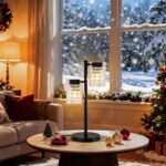 Crystal Table lamp-Modern Black Lamps for Living Room,Plug in Bedside Lamps with... - Image 8