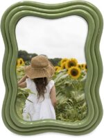 Isaac Jacobs 4x6 Green Curved Deco Frame for Tabletop and Wall Display, Decorati... - Image 3