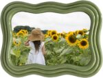 Isaac Jacobs 4x6 Green Curved Deco Frame for Tabletop and Wall Display, Decorati... - Image 4