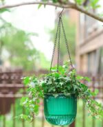 Melphoe 2 Pack Self Watering Hanging Planters Indoor Flower Pots, 6.5 Inch Outdo... - Image 5