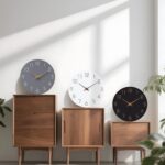 Mosewa 12 Inch Black Wall Clock Battery Operated Silent Non Ticking Modern Simpl... - Image 5