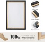 Extra Large Framed Blue Abstract Wall Art for Living Room, 40x60 In Oversized Bl... - Image 8