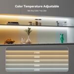 PAUTIX COB LED Strip Lights 2700K-6500K CCT Tunable White 24ft UL-Listed Dotless... - Image 3