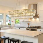 Large Oval K9 Crystal Chandelier - Luxury Modern 3 Tier Linear Crystals Chandeli... - Image 3