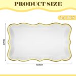Havawish 24 Pcs 9" x 13" Gold Disposable Paper Serving Trays and Platters Food P... - Image 3