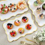 Havawish 24 Pcs 9" x 13" Gold Disposable Paper Serving Trays and Platters Food P... - Image 4