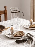 LE TAUCI Plates and Bowls Sets for 4, 12 Piece Ceramic Dinnerware Sets, Kitchen ... - Image 7