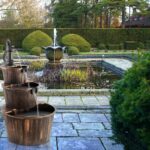 YI 40-Inch 3 Tier Barrel Waterfall Fountain Outdoor Water Fountains Barrel Wood ... - Image 5