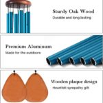 37-Inch Coastal Ombre Blue Wind Chime, Hand-Tuned Deep Tone for Beach House, Pat... - Image 7