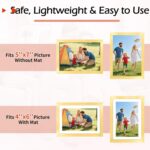 5x7 Picture Frames 8 Pack, Gold Frames for Wall or Tabletop Display, Photo Frame... - Image 4