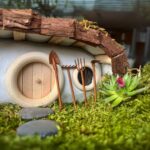 4-Piece Miniature Garden Tools Set, Rustic Metal with Vintage Rust Finish. for D... - Image 4