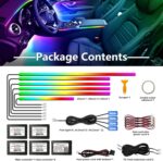 WEBUPAR Dreamcolor Acrylic Interior Lights, 10 in 1 LED Strip Lights with APP Co... - Image 6