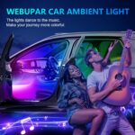 WEBUPAR Dreamcolor Acrylic Interior Lights, 10 in 1 LED Strip Lights with APP Co... - Image 7