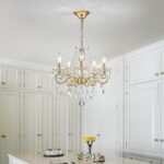 ANJIADENGSHI Mini Crystal Chandelier K9 Crystal Gold Chandelier for Living Room ... - Image 7