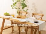 Vitalizart Beige Table Runner 14 x 72 Inches Long Slub Texture Cotton Linen Tabl... - Image 5