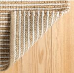 FRELISH DECOR Area Rug 3x5 feet - Premium Wool and Jute Blend Handwoven Rugs - N... - Image 6