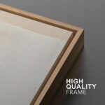 MUDECOR Framed Canvas Print Wall Art Minimalist Neutral Abstract Beige and Taupe... - Image 6