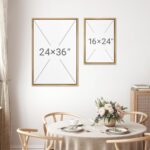 MUDECOR Framed Canvas Print Wall Art Minimalist Neutral Abstract Beige and Taupe... - Image 7