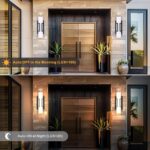 Hyunbae Dusk to Dawn Outdoor Lighting Fixtures, Photocell Sensor Modern Outdoor ... - Image 5