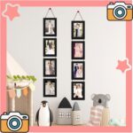 4x6 Black Hanging Collage Picture Frames Set of 2, 8 Openings Collage Photo Fram... - Image 8