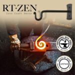 RTZEN Plant Hangers Outdoor or Indoor - Wrought Iron Metal Hanger Indoor Hook - ... - Image 4