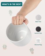 vancasso 6 Inch Ceramic Plant Pots, Planters with Drainage Hole, Flower Pots Pla... - Image 4
