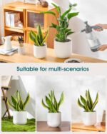 vancasso 6 Inch Ceramic Plant Pots, Planters with Drainage Hole, Flower Pots Pla... - Image 6
