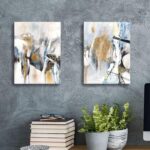 Hardy Gallery Abstract Canvas Wall Art Picture: Multicolor Print Painting Artwor... - Image 4