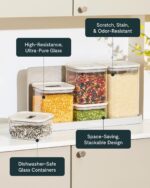 Caraway 13-Piece Glass Airtight Food Storage Containers with Lids – Non-Toxic, B... - Image 4