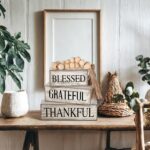 4 Pcs Farmhouse Wooden Tabletop Decor Neutral Farmhouse Tiered Tray Decor Rustic... - Image 7
