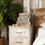 4 Pcs Farmhouse Wooden Tabletop Decor Neutral Farmhouse Tiered Tray Decor Rustic... - Image 10