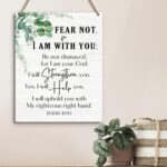 Christian Bible Verse Isaiah 41 10 Wall Art Decor, Christian Bible Verse Wall Ar... - Image 5