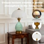 Table Lamps Ceramic Retro Lamp for Living Room,16.73" Modern Bedside Nightstand ... - Image 5