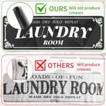 Laundry Room Rug: 17"X47" Non-Slip Washable Runner Rug, Rolled-up – NO Creases, ... - Image 4