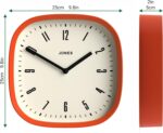JONES CLOCKS® Marvel Wall Clock | Modern Retro Rounded Square Clock | 10 inch | ... - Image 4