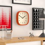 JONES CLOCKS® Marvel Wall Clock | Modern Retro Rounded Square Clock | 10 inch | ... - Image 5
