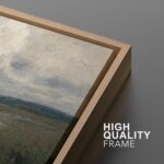 MUDECOR Framed Canvas Print Wall Art Pastel Watercolor Country Field Western Wal... - Image 6