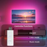 KSIPZE LED Lights for TV, 16.5ft TV led Backlight for 45-75 Inch TVs RGB TV Back... - Image 3