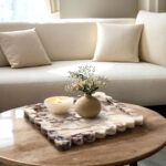 YMXYJM Genuine Calacatta Viola Scalloped Marble Tray, Real Natural Marble Stone ... - Image 4